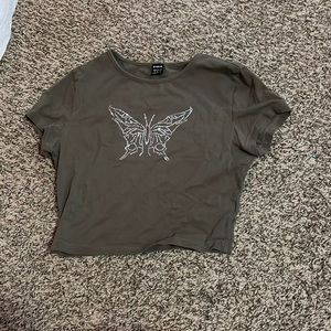 Mini crop shirt